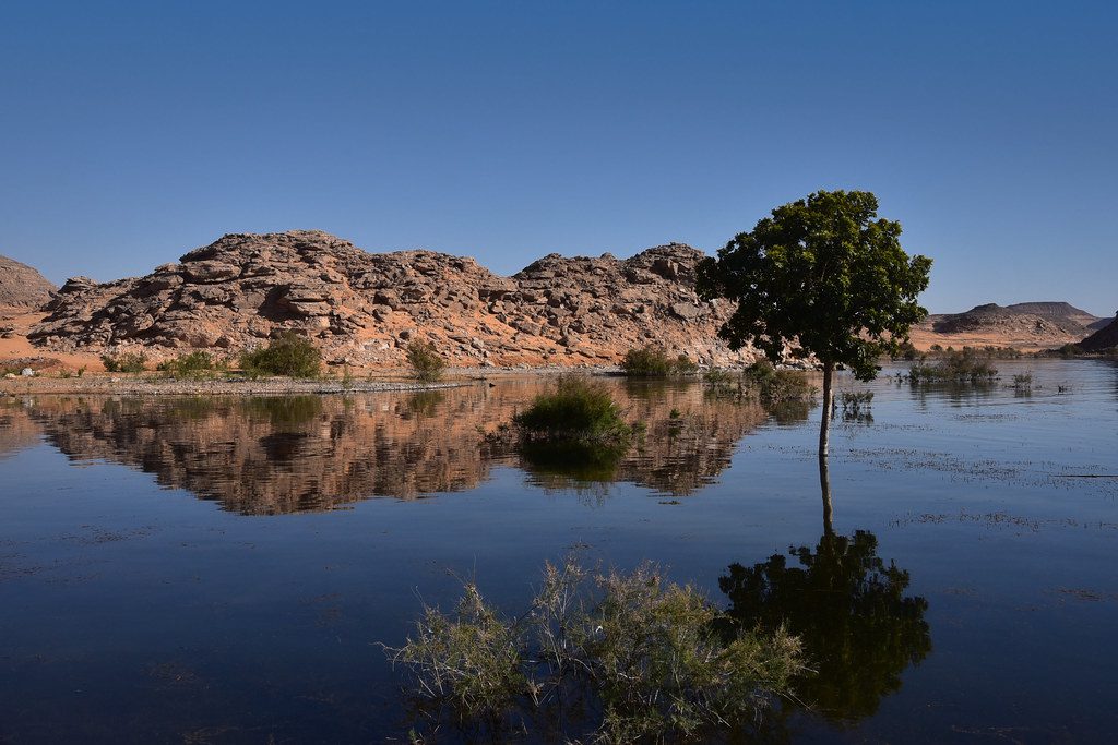 Orilla del lago Nasser junto a Amada